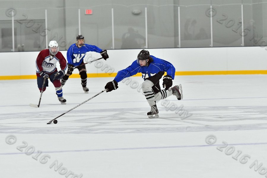 Wheaton College Men\'s Ice Hockey vs Middlesex Community College. - Photo By: KEITH NORDSTROM